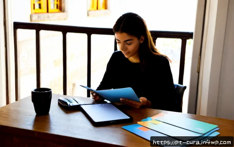 Home 31 정보 큐레이션을 통한 개인 브랜드 구축 - Photorealistic editorial workspace scene of a Portuguese-speaking personal brand curator in Lisbon, ...